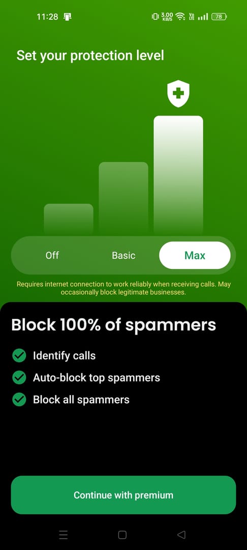 Screenshot of Truecaller: Spam Call Blocker