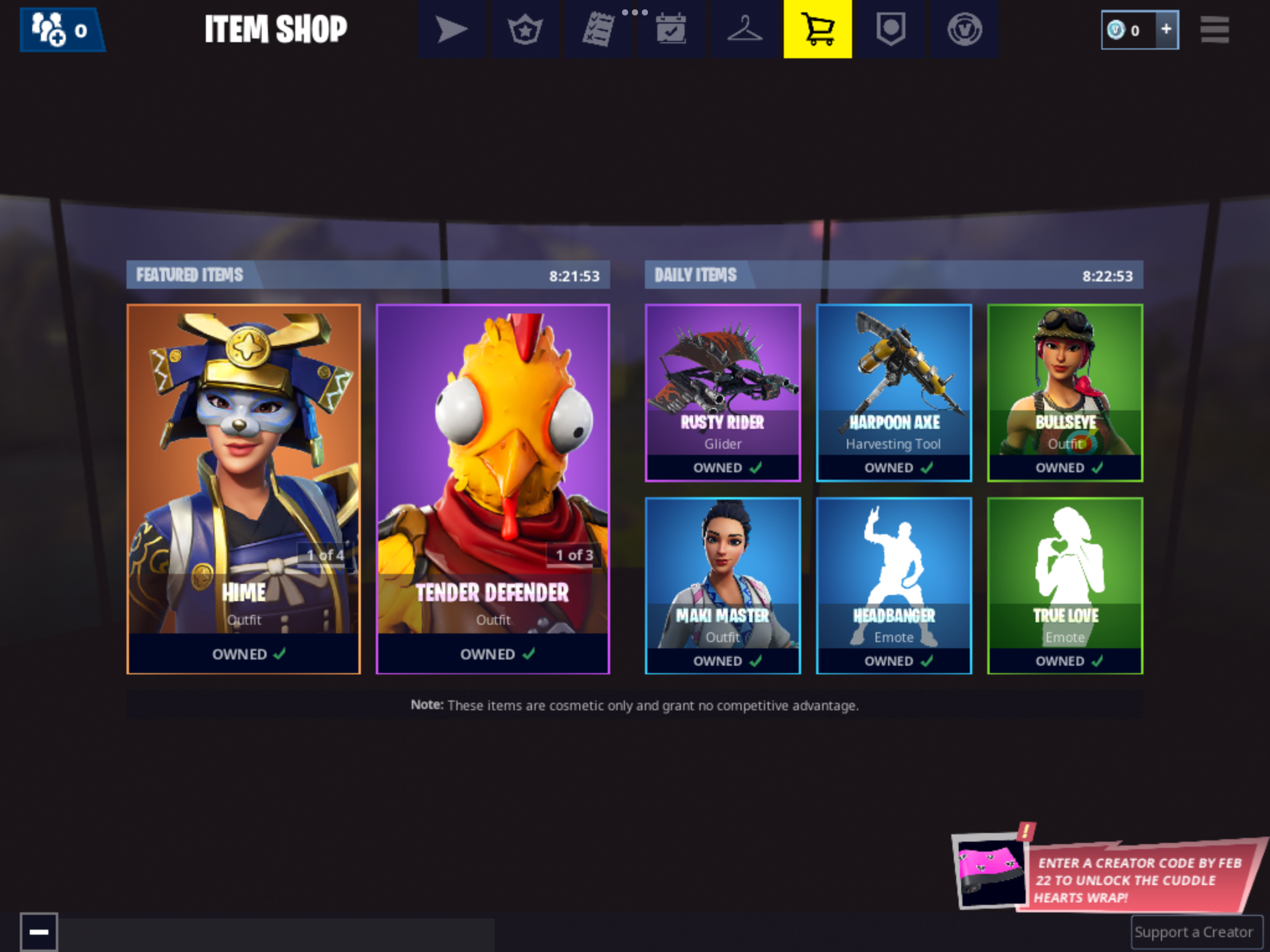 Screenshot of Fortnite
