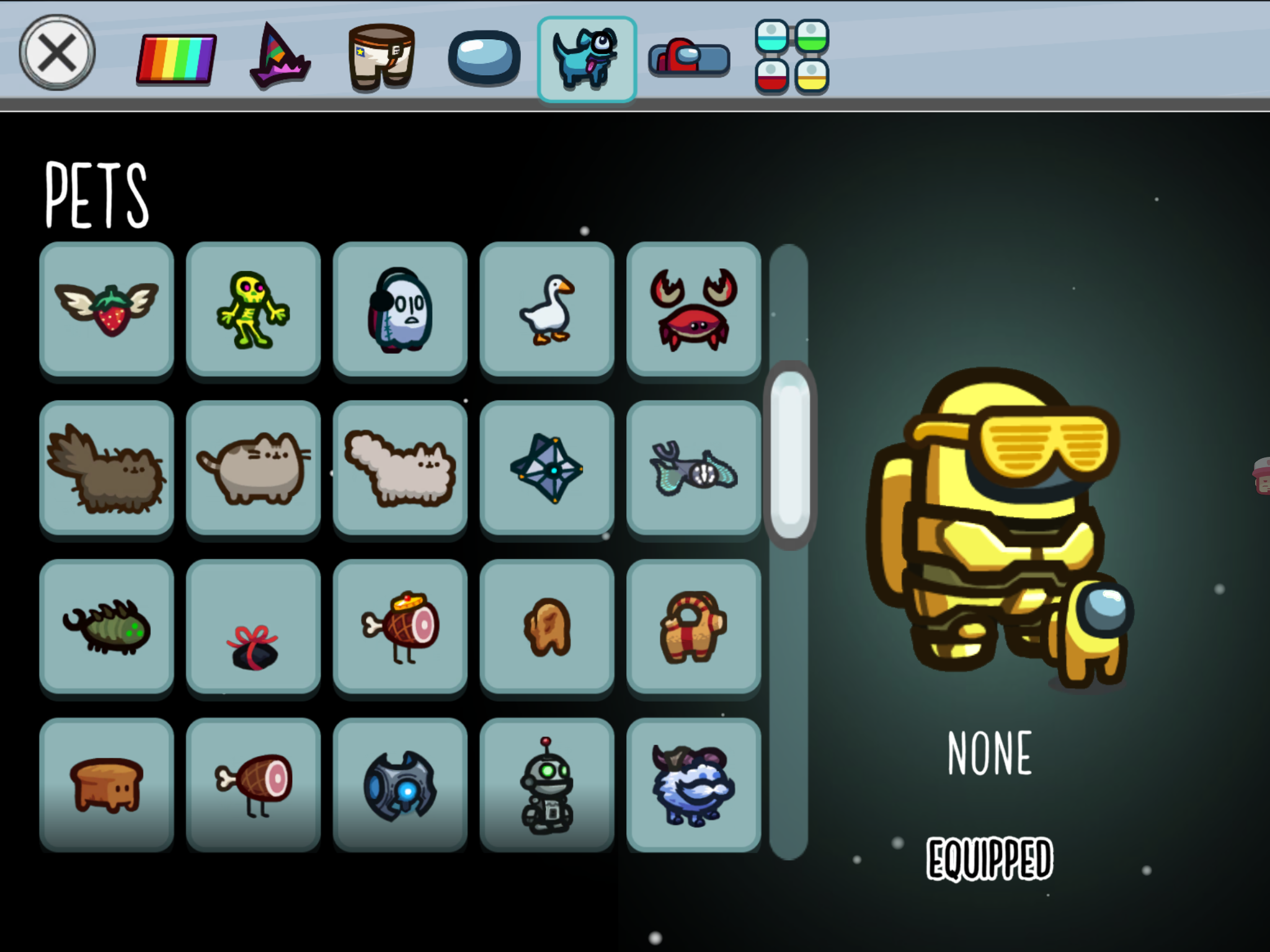 Screenshot of Among Us Mod Menu