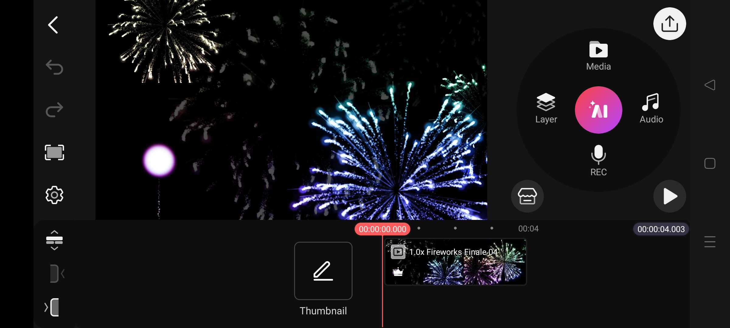 Screenshot of Kinemaster